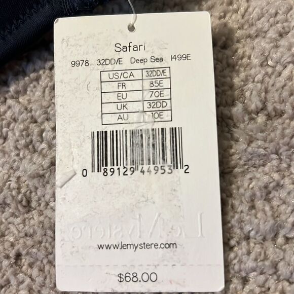 Le Mystere Safari Plunge T-Shirt Bra 🔥 Lightly Padded 🔥 32DD/E - Picture 6 of 6